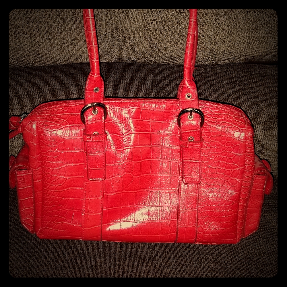 Trendy  red bag
